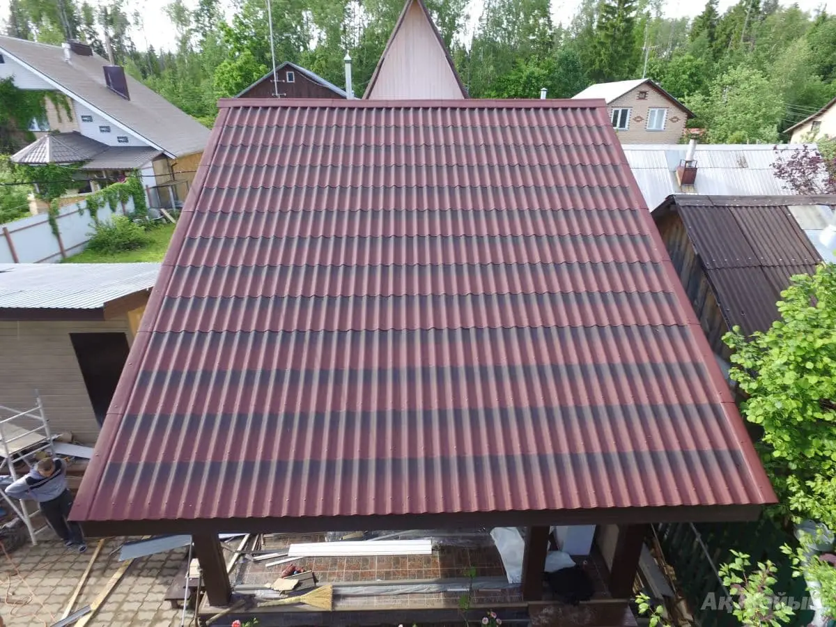 Монтаж ондулина на односкатную крышу | Пошаговая схема укладки | Артель и С