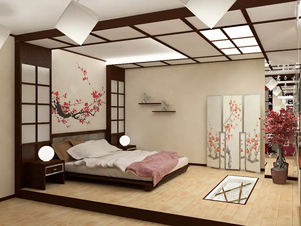 Комната в современном японском стиле фото