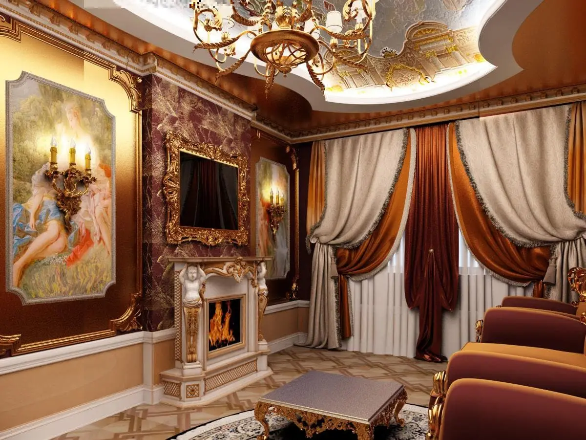 Белая спальня в классическом стиле: дворцовая почивальня