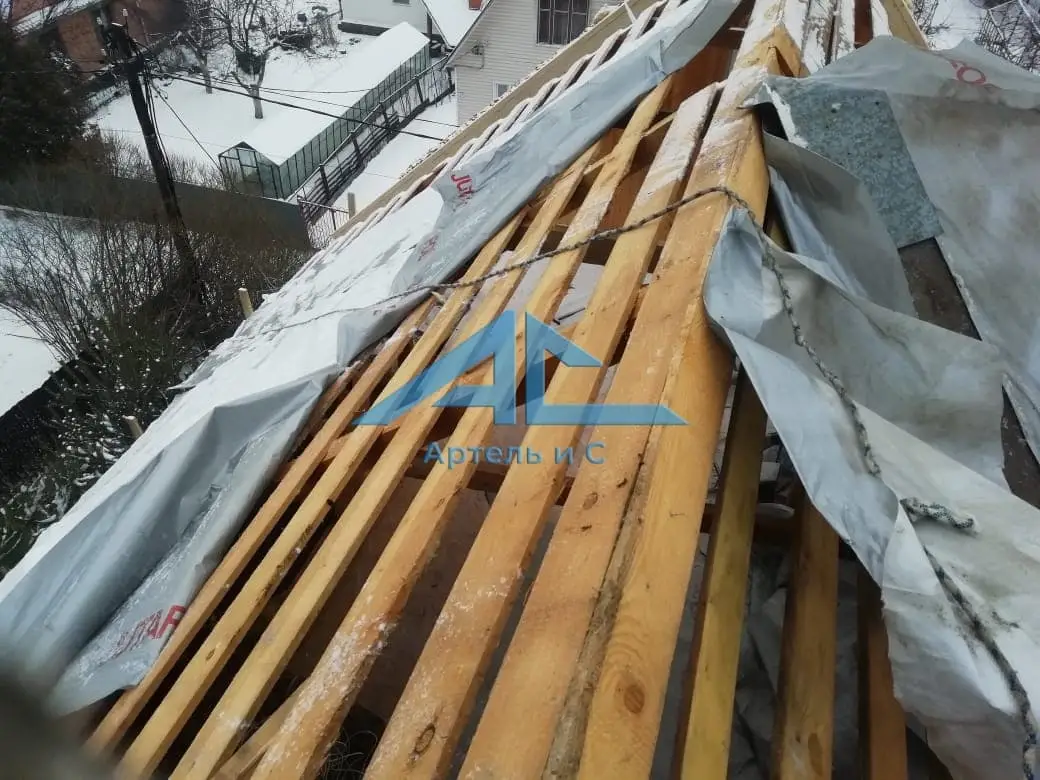 Замена крыши старого деревянного дома в Москве | Гарантия 2 года | Артель и  С