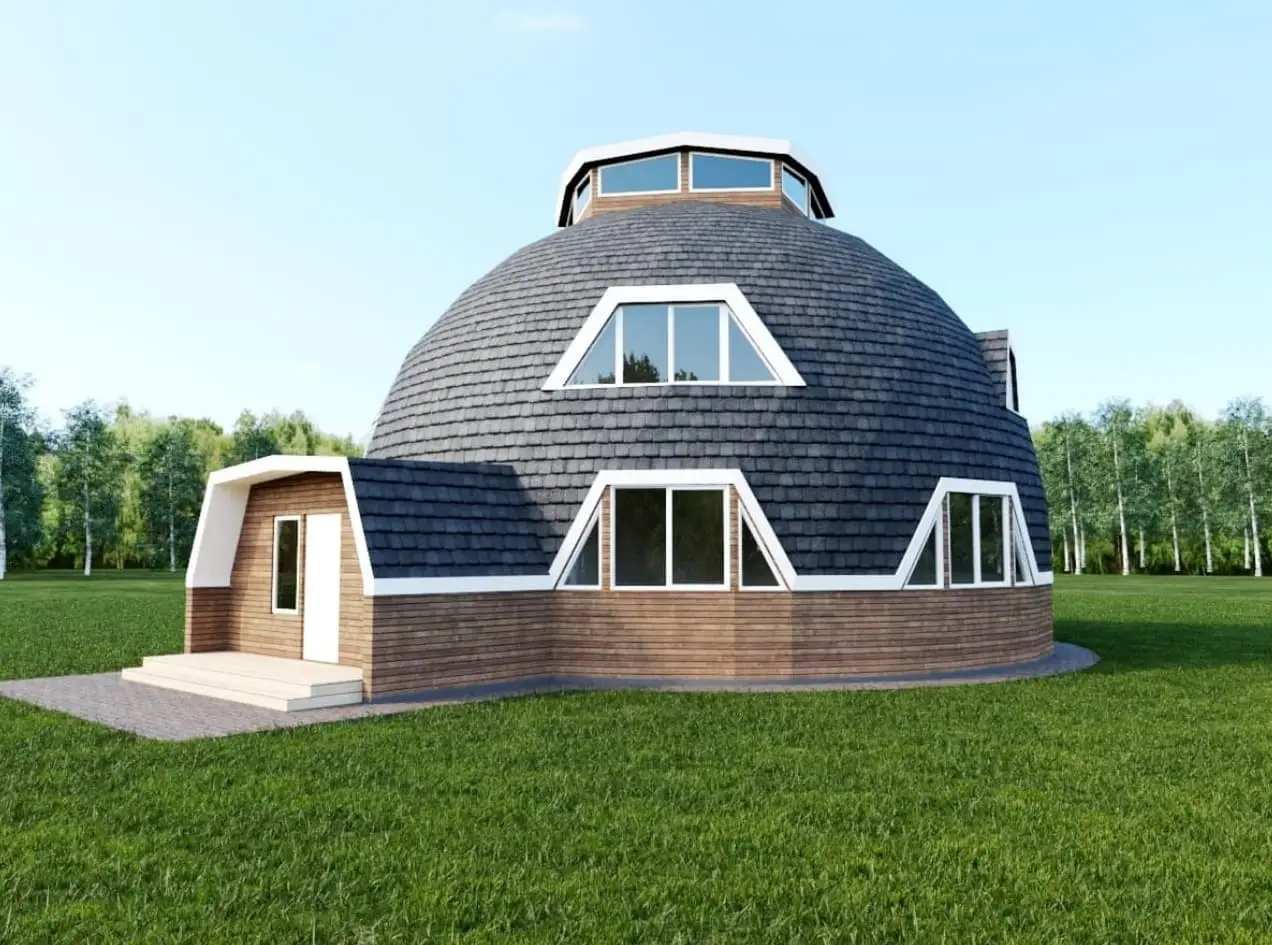 Сферическая крыша дома фото
